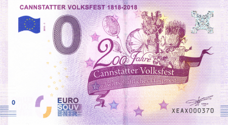 XEAX-2018-1 CANNSTATTER VOLKSFEST 1818-2018 