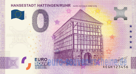 XEGH-2020-2 HANSESTADT HATTINGEN/RUHR ALTES RATHAUS VON 1576
