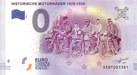 XENT-2017-1 HISTORISCHE MOTORRÄDER 1929-1930 