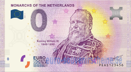 PEAS-2020-5 MONARCHS OF THE NETHERLANDS KONING WILLEM III